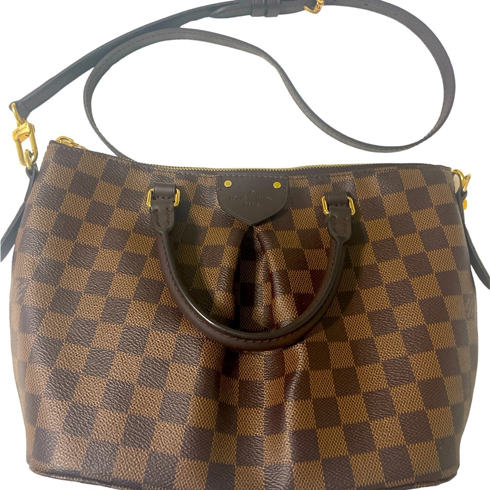 Louis Vuitton Damier Ebene Siena MM Satchel Great condition AUTHENTIC